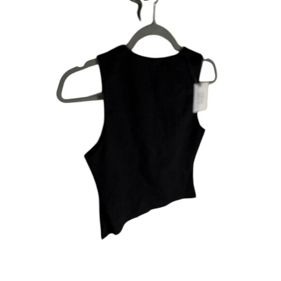 House of Harlow 1960 x REVOLVE Beda Cropped Top Square Neck Minimalist Black SM - Picture 9 of 9